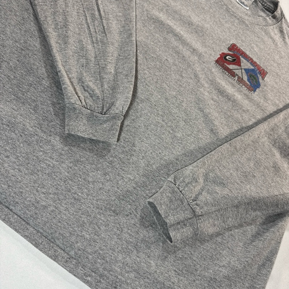 Vintage Y2K Georgia Bulldogs vs. Florida Gators Rival 2002 Graphic XL LS T-Shirt - Picture 3 of 7